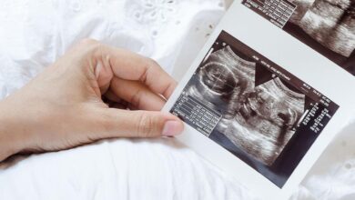 شكل الجنين الانثى في الشهر الثاني من الحمل