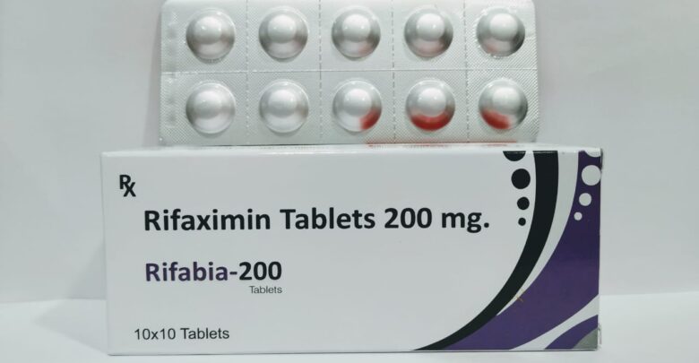عبوة دواء ريفاكسيمين
