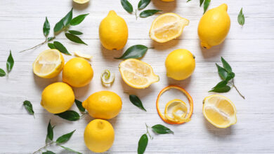 صورة لمجموعة من ثمار الليمون