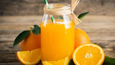 برتقال و عصير برتقال