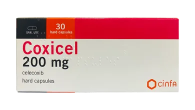 علبة دواء مضاد للالتهابات