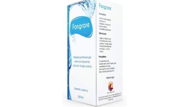 FANGRARE SHOWER GEL لـ الوقاية من الالتهابات الجلدية