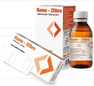 دواعي استعمال المضاد الحيوي Rame - Zithro