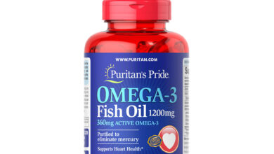 المكمل الغذائي OMEGA 3 - FISH OIL + D3 60 SOFTGEL CAP