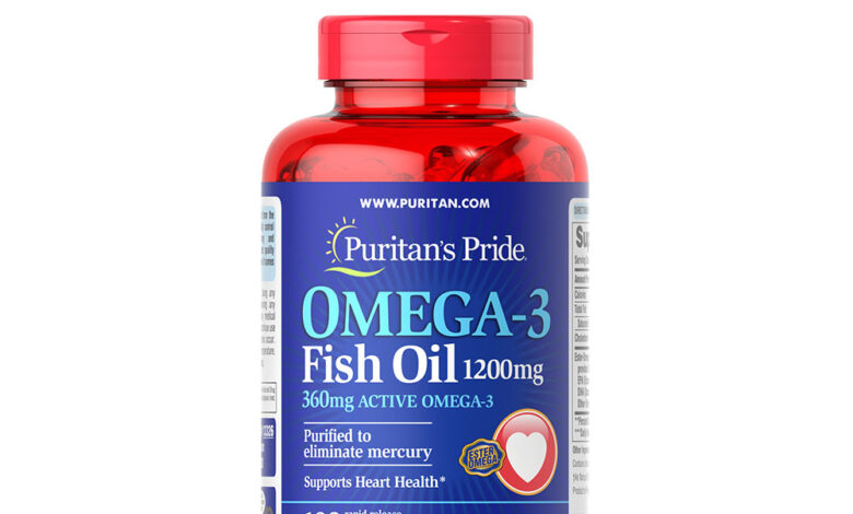 المكمل الغذائي OMEGA 3 - FISH OIL + D3 60 SOFTGEL CAP