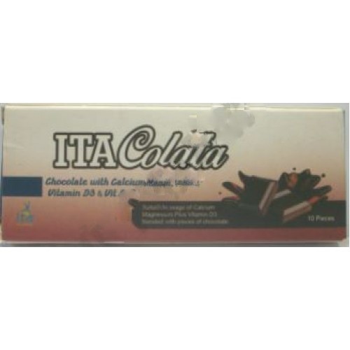 دواعي استعمال المكمل الغذائي ITACOLATA (CALCIUM CHOCOLATE) 10 PIECES