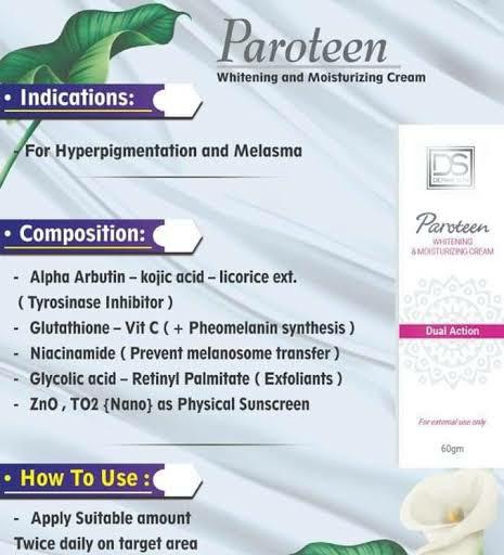 ما هي طريقة استخدام كريم PAROTEEN ؟