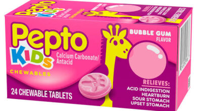 PEPTO - KIDS ( BUBBLE GUM ) علاج اضطراب المعدة