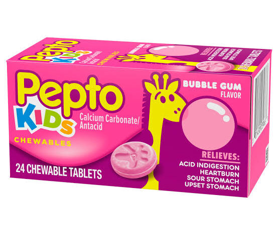 PEPTO - KIDS ( BUBBLE GUM ) علاج اضطراب المعدة