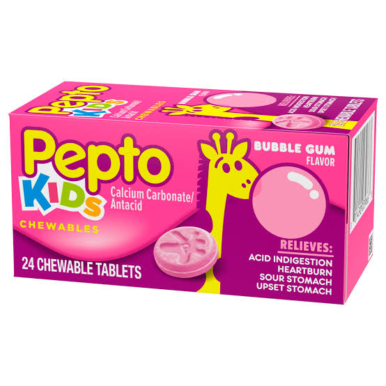 PEPTO - KIDS ( BUBBLE GUM ) علاج اضطراب المعدة
