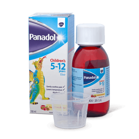 سعر ودواعي استخدام panadol children بانادول شراب مسكن للاطفال