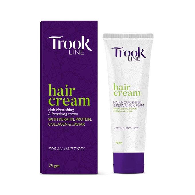 TROOK LINE 75 GM HAIR CREAM لـ تغذية بصيلات الشعر