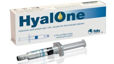 HYALONE 60 MG / 4 ML 1 SYRINGE لـ علاج التهاب المفاصل