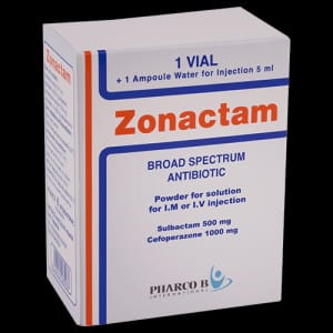 ZONACTAM 1.5 GM I.M / I.V 1 VIAL مضاد حيوي
