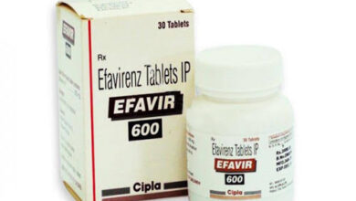 EFAVIR 600 MG 30 TAB علاج الإيدز