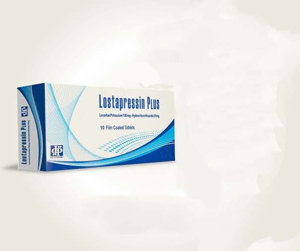 LOSTAPRESSIN PLUS 100 / 25 MG 10 TAB لـ علاج ارتفاع ضغط الدم