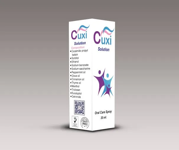 CUXI SOLUTION ORAL CARE SPRAY 60 ML CUXI SOLUTION ORAL CARE SPRAY 60 ML للعناية الفموية