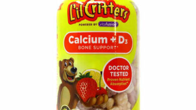 مكمل الكالسيوم LIL CRITTERS CALCIUM + D3