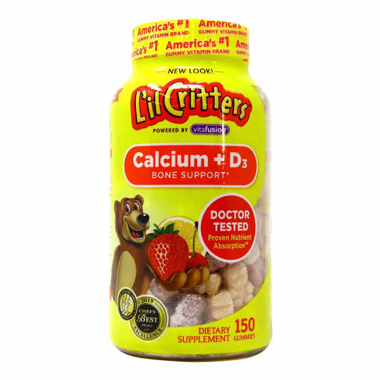 مكمل الكالسيوم LIL CRITTERS CALCIUM + D3