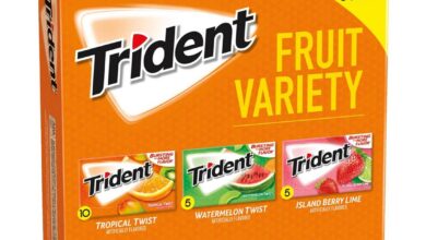 TRIDENT (FRUIT VARIETY) 20 PACK×14 PIECES علكة فاكهة