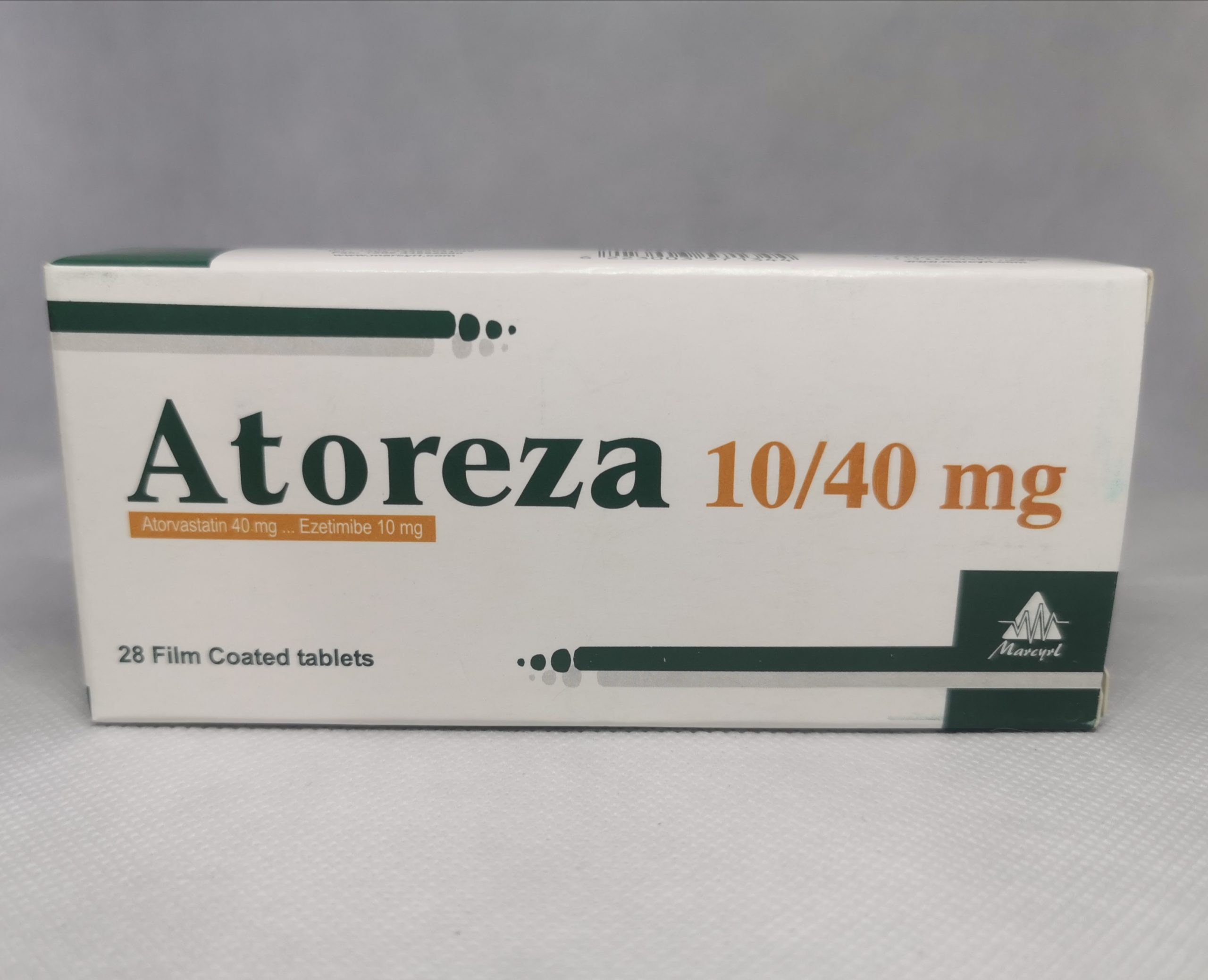 ATOREZA 10 MG / 40 MG 28 TAB لعلاج الكوليسترول الضار