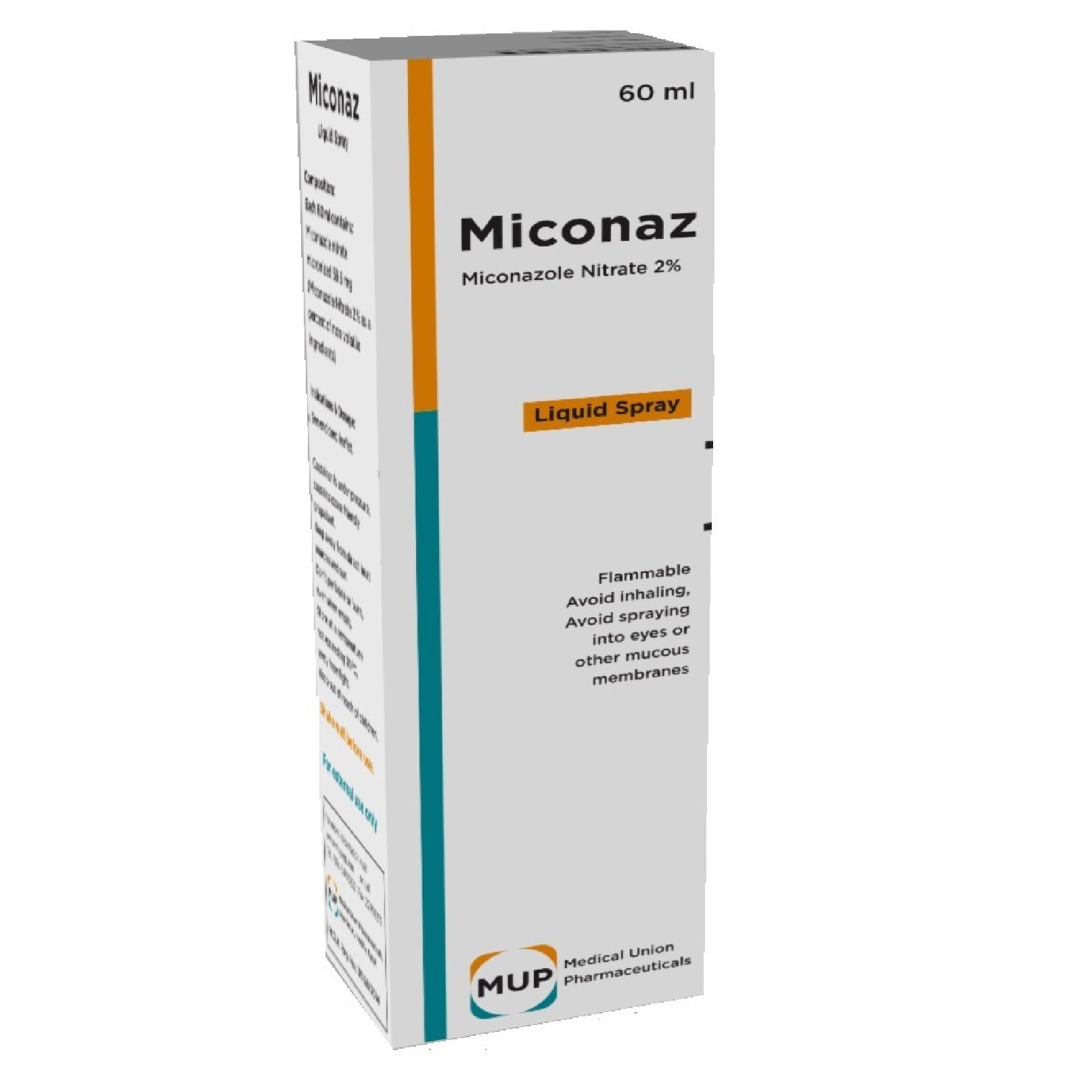 MICONAZ 2% 60 ML LIQUID SPRAY علاج فطريات القدمين