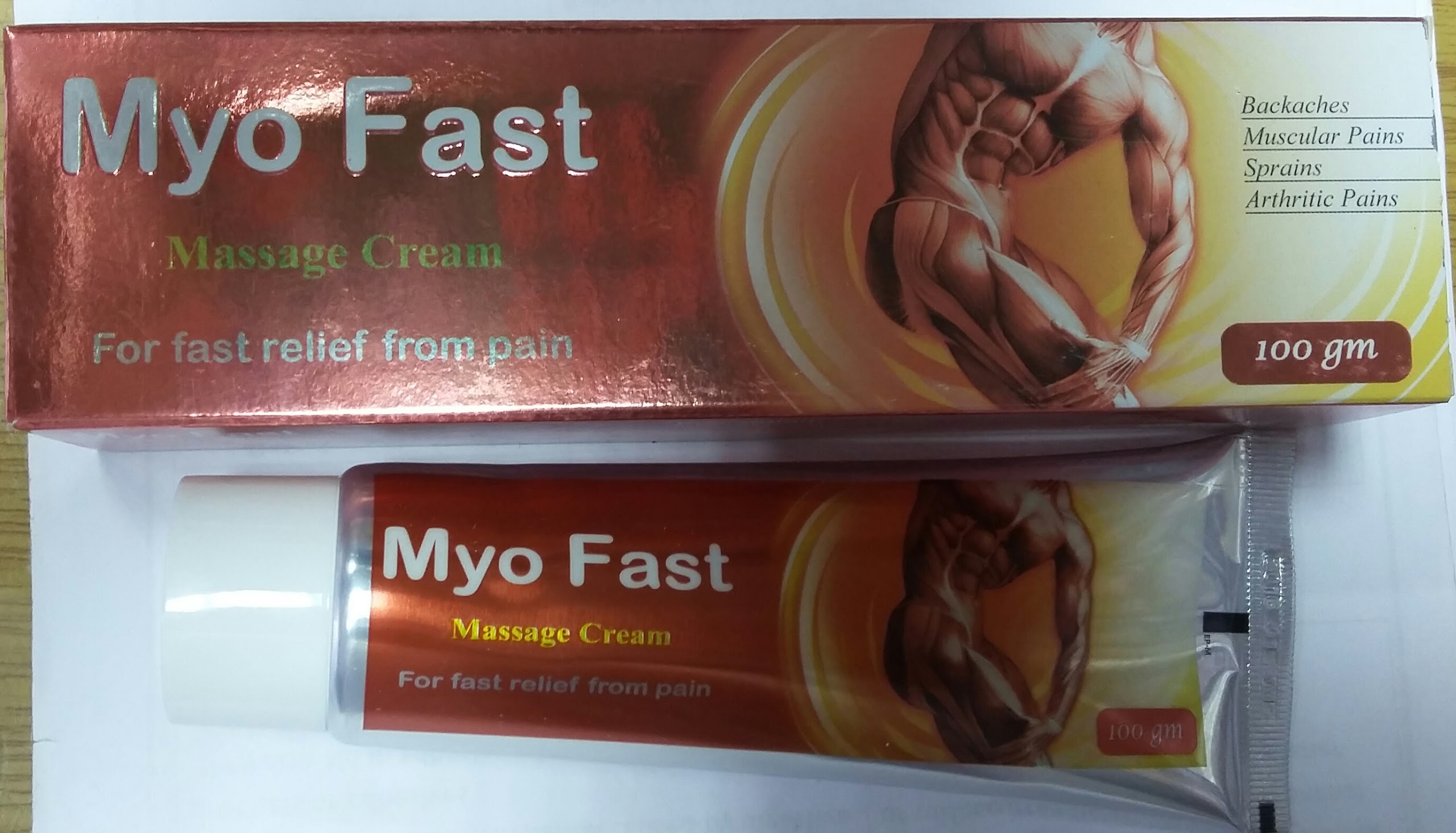 MYO FAST 50 GM MASSAGE CREAM مسكن لـ ألم العضلات