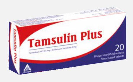 TAMSULIN PLUS 0.4/6 MG MR 20 TAB علاج التهاب البروستاتا
