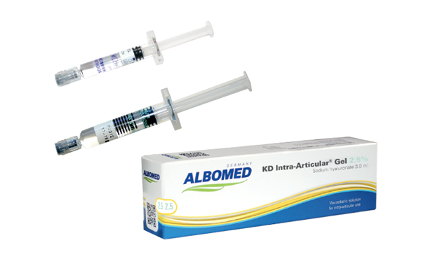 KD GEL 2.2% 1 SYRINGE 2 ML (ALBOMED) لعلاج التهاب المفاصل