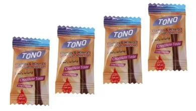 TONO (CHOCOLATE) 20 PIECES x 2 GM غني بـ الفيتامينات والمعادن