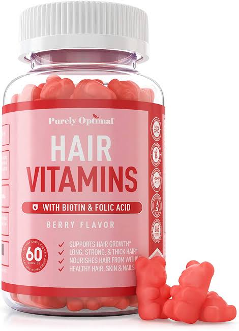 VITAMINS HAIR 60 GUMMIES لـ العناية بـ صحة الشعر