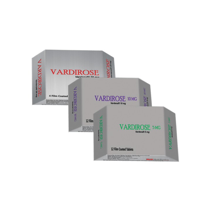 VARDIROSE 20 MG 12 TAB لعلاج العجز الجنسي