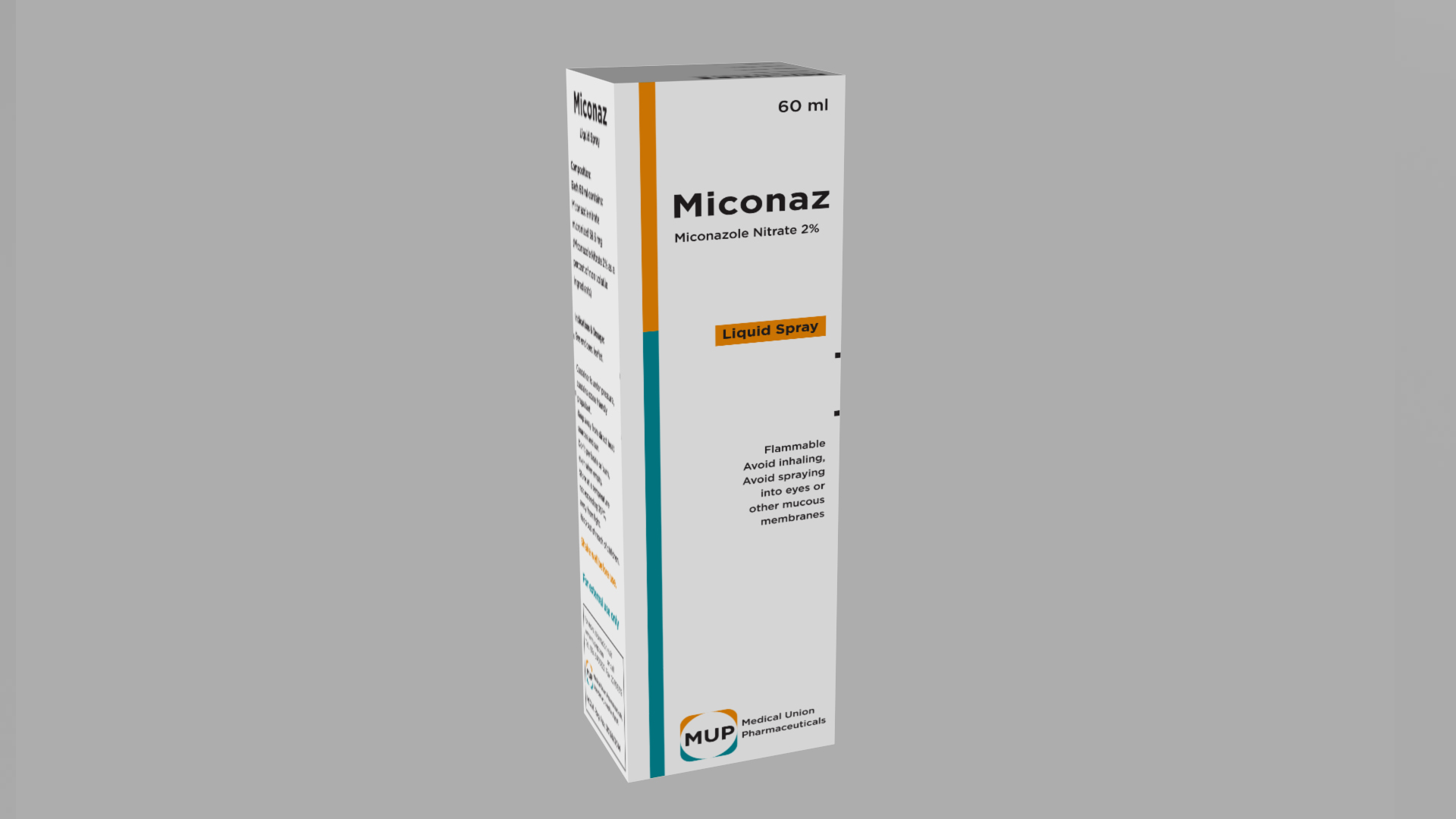 MICONAZ 2% 60 ML LIQUID SPRAY علاج فطريات القدمين