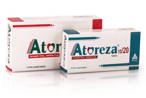 ATOREZA 10 MG / 40 MG 28 TAB لعلاج الكوليسترول الضار