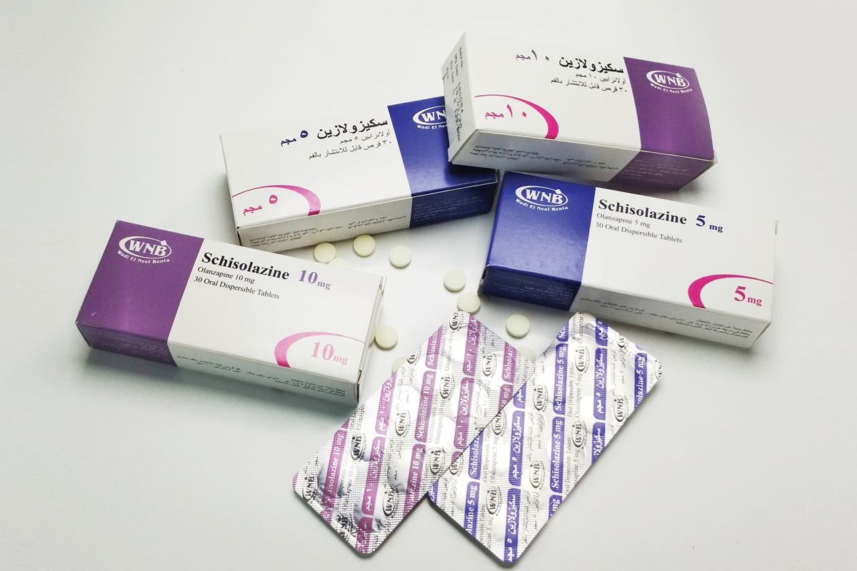 SCHISOLAZINE 5 MG 30 ORODISPERSIBLE TAB لعلاج أعراض الفصام