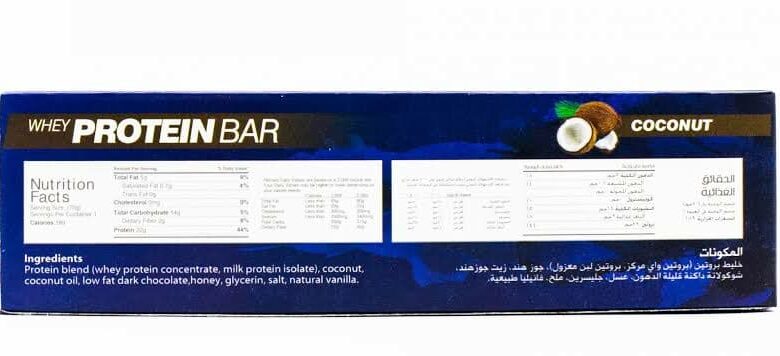 PROTEEN WHEY PROTEIN BAR 70 GM بـ طعم جوز الهند