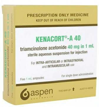 KENACORT - A - 40 MG / 1 ML 1 VIAL (XX) مضاد لـ الروماتيزم