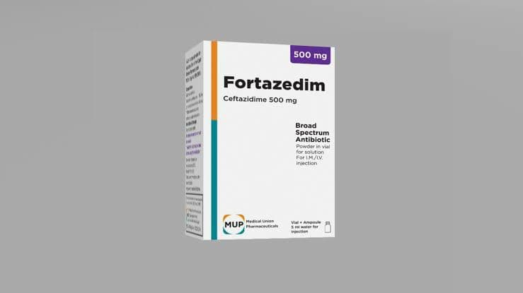 FORTAZEDIM 500 MG I.M / I.V 1 VIAL مضاد حيوي