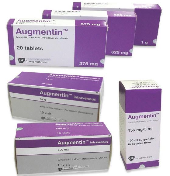 دواء augmentin مضاد حيوي