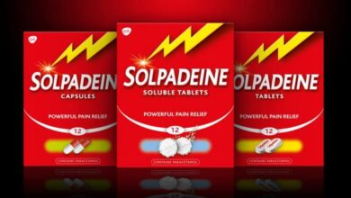 حبوب solpadeine خافض لحرارة الجسم ومسكن للألم والصداع
