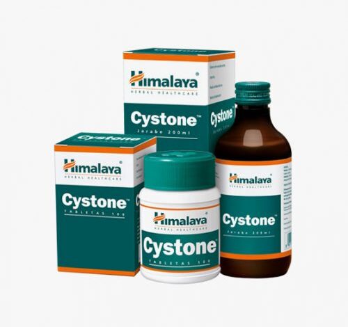 علاج cystone شراب وأقراص لدعم وظيفة المسالك البولية ومنع تكون الحصوات
