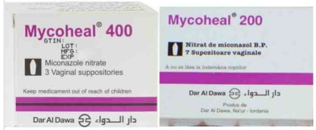 تحاميل Mycoheal المهبلية