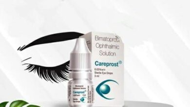 نقط Careprost لـ تطويل الرموش