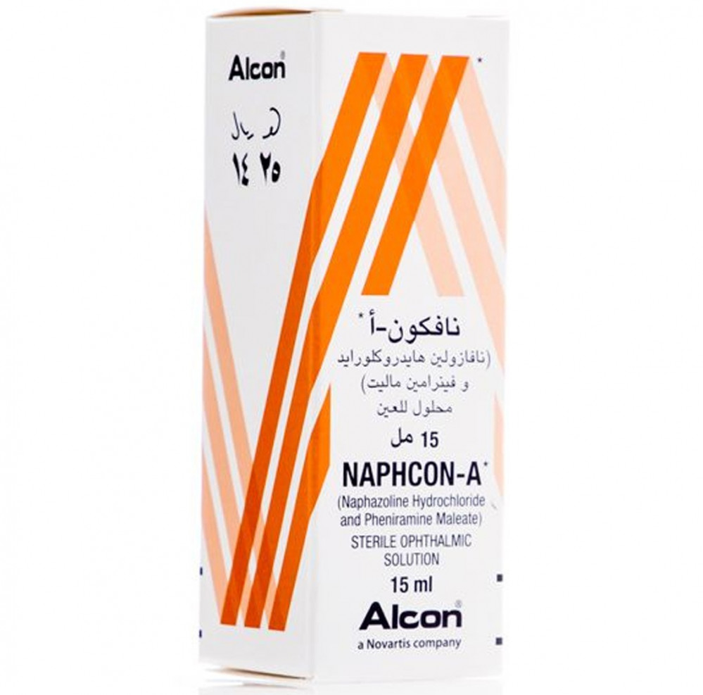 نقط Naphcon لـ علاج أعراض التهابات وحساسية العين