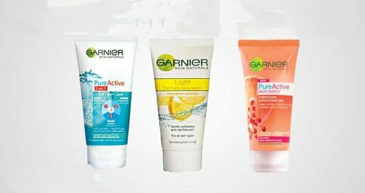 غسول Garnier لـ العناية بـ أنواع البشرة المختلفة