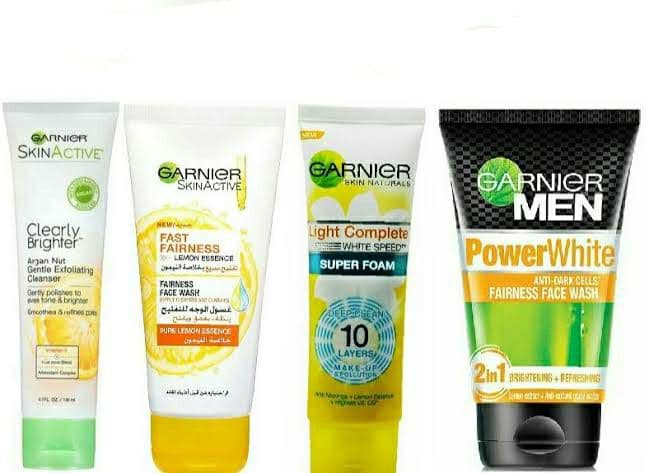 غسول Garnier لـ العناية بـ أنواع البشرة المختلفة