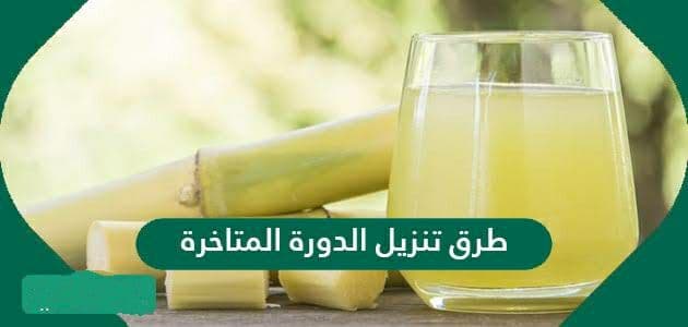 شراب لـ علاج تأخر الدورة الشهرية