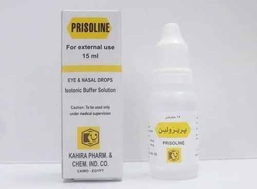 نقط بريزولين Prisoline لـ علاج أعراض احمرار وحساسية العين