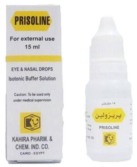 نقط بريزولين Prisoline لـ علاج أعراض احمرار وحساسية العين
