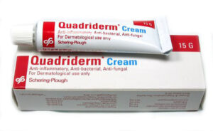 كريم كوادريدرم Quadriderm Cream مضاد حيوي موضعي لـ القضاء على الالتهابات الجلدية البكتيرية والتسلخات